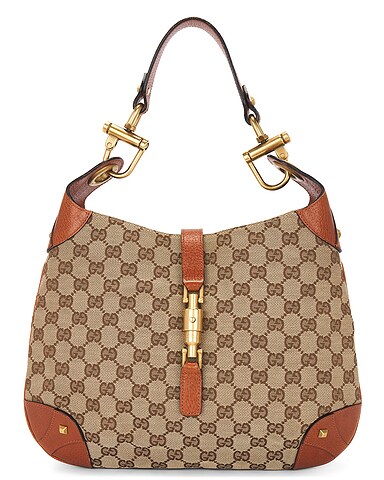 Gucci Jackie GG Canvas Shoulder Bag