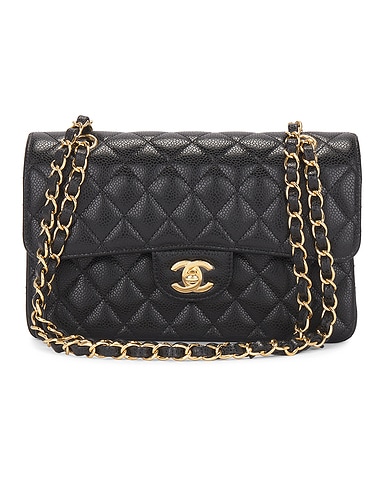 Chanel Small Quilted Caviar Chain Flap Bag