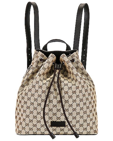 Gucci GG Drawstring Backpack