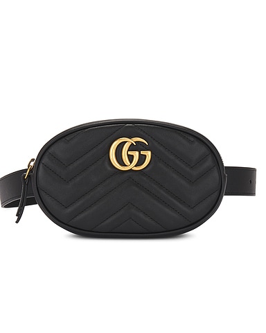 Gucci GG Marmont Leather Quilted Waist Bag