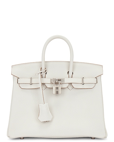 Hermes Clemence Birkin 25 Handbag