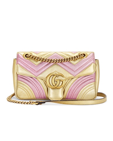 Gucci GG Marmont Chain Leather Shoulder Bag