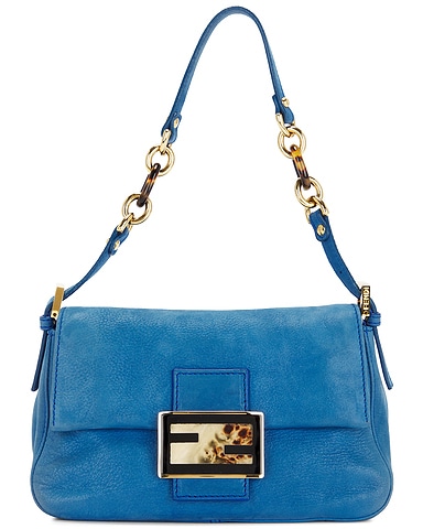 Fendi Mama Leather Baguette Shoulder Bag