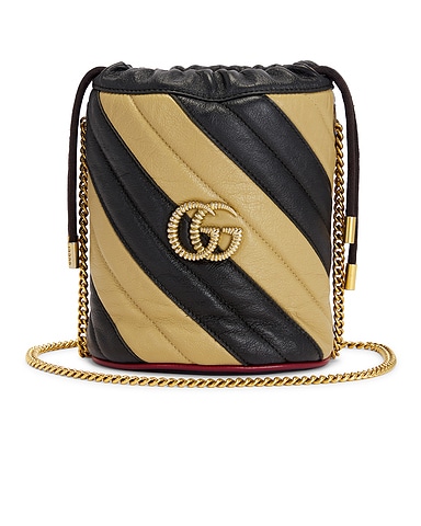 Gucci Azalea GG Marmont Bucket Bag