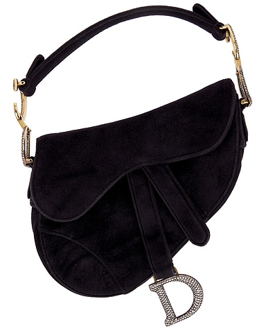 Dior Leather Saddle Bag