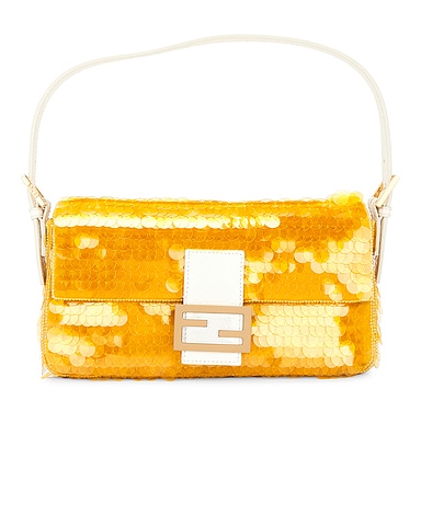 Fendi Sequin Baguette Shoulder Bag