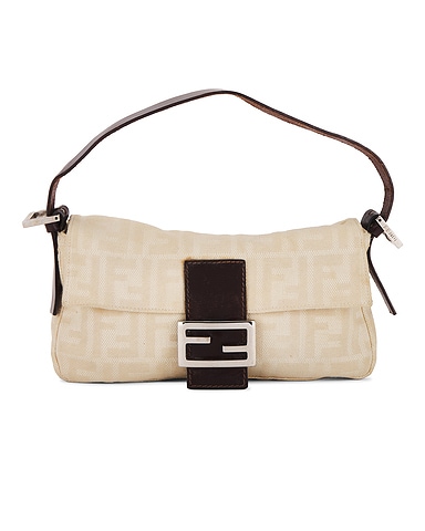 Fendi Zucca Mama Baguette Shoulder Bag