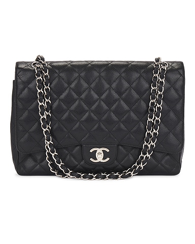 Chanel Caviar Maxi Double Flap Bag