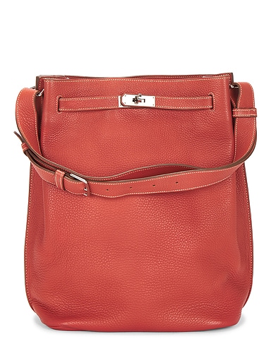 Hermes Taurillon Clemence So Kelly 26 Shoulder Bag
