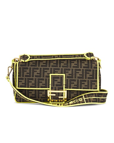 Fendi Zucca Mama Baguette Shoulder Bag