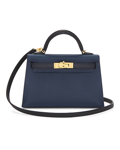 Hermes Veau Epsom Kelly 20 Handbag