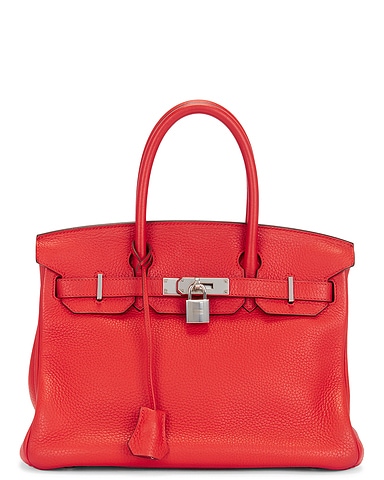 Hermes Clemence Birkin 30 Handbag