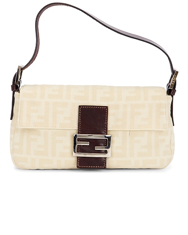 Fendi Zucca Mama Baguette Shoulder Bag