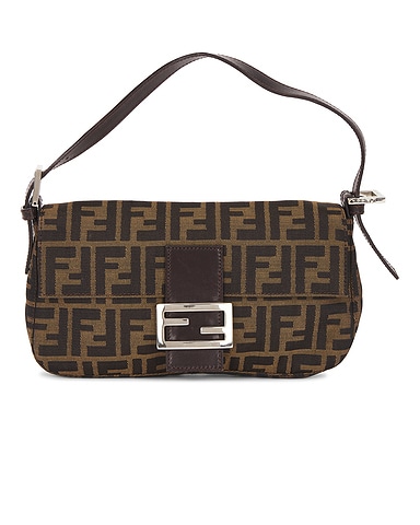 Fendi Zucca Mama Baguette Shoulder Bag