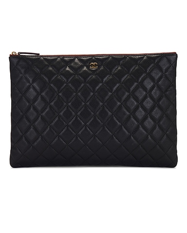 Chanel Calfskin O Case Clutch