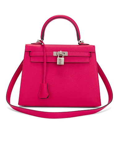 Hermes Epsom Kelly 25 Sellier Handbag