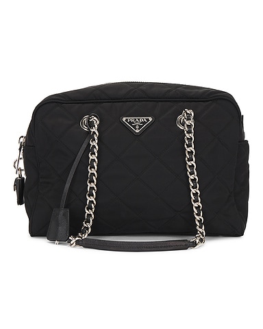 Prada Tessuto Impuntu Shoulder Bag