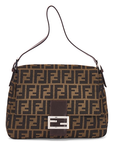 Fendi Zucca Mama Baguette Shoulder Bag