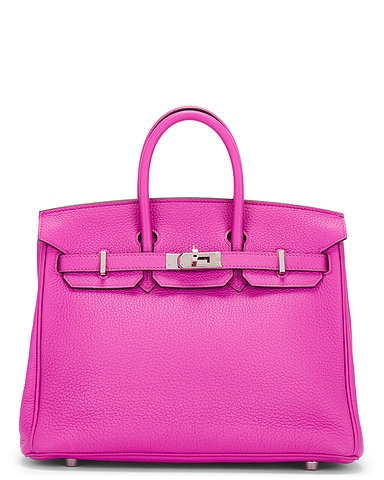 Hermes Taurillon Clemence Birkin 25 Handbag