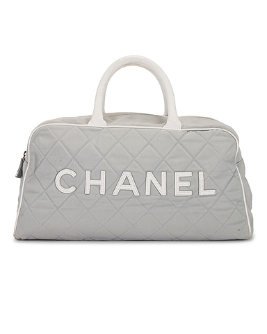 Chanel Logo Sport Bowling Bag