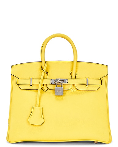 Hermes Taurillon Clemence Birkin 25 Handbag