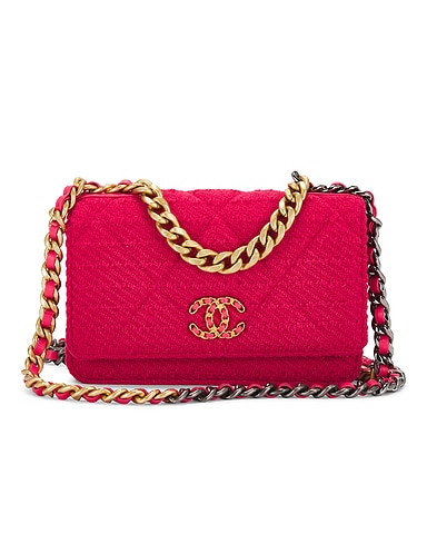 Chanel Tweed 19 Wallet On Chain