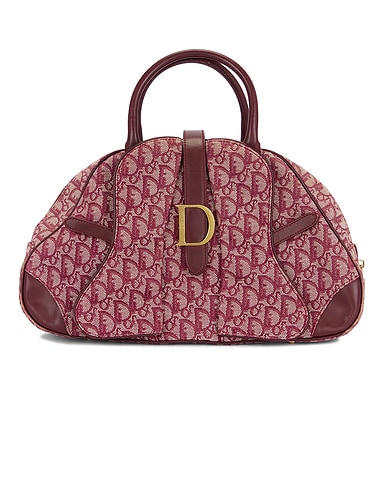 Dior Diorissimo Double Saddle Bowler Bag