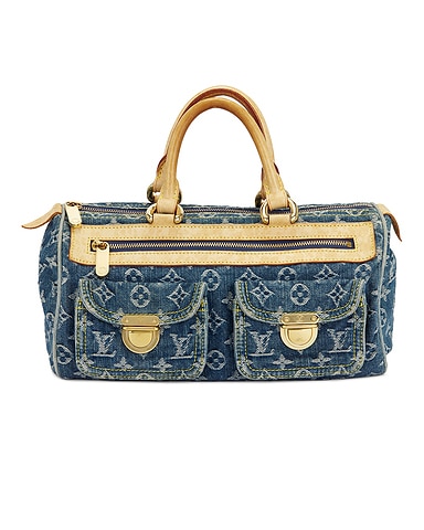 Louis Vuitton Denim Neo Speedy Handbag