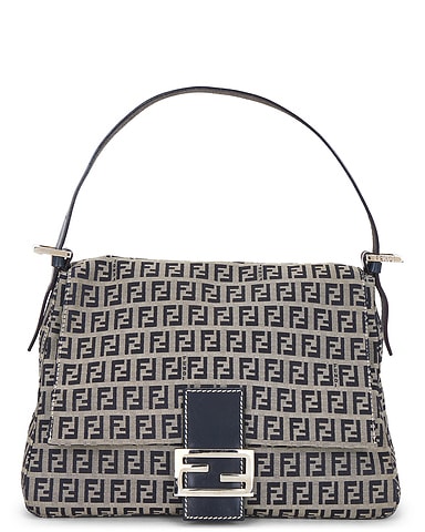 Fendi Zucchino Mama Baguette Shoulder Bag