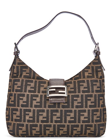 Fendi Zucca Mama Baguette Shoulder Bag