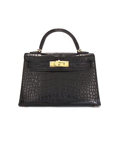 Hermes Alligator Kelly 20 Handbag