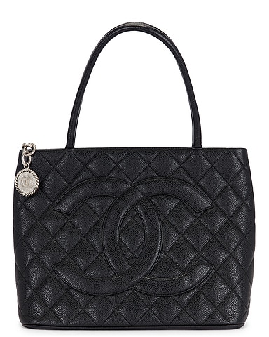 Chanel Caviar Medallion Tote Bag