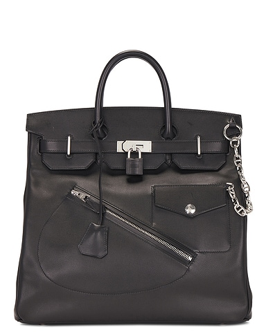 Hermes Limited Edition Evergrain Haut A Courroies Rock Birkin 40 Handbag