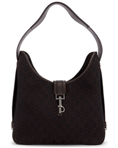 Gucci Hook Closure Hobo Bag