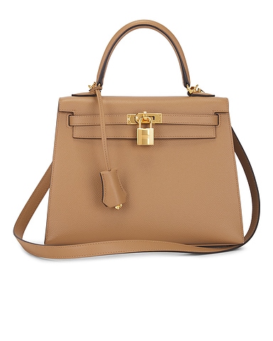 Hermes Epsom Kelly 25 Sellier Handbag