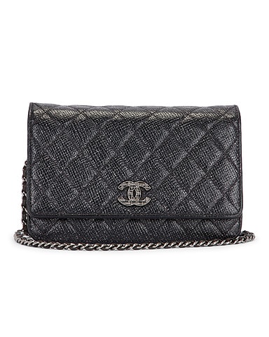 Chanel Glitter Wallet On Chain