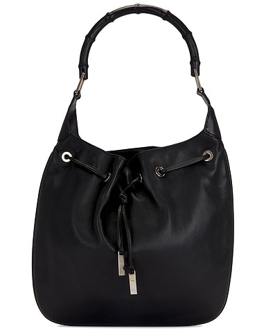 Gucci X Tom Ford Bamboo Drawstring Shoulder Bag
