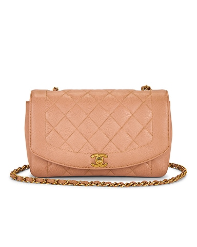 Chanel Caviar Vintage Diana Flap Bag