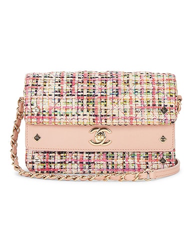 Chanel Lambskin & Tweed Classic Flap Bag