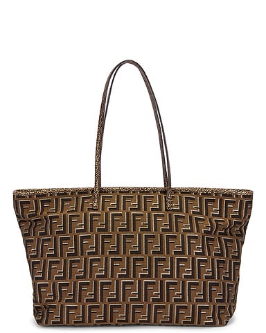 Fendi Zucca Roll Tote Bag