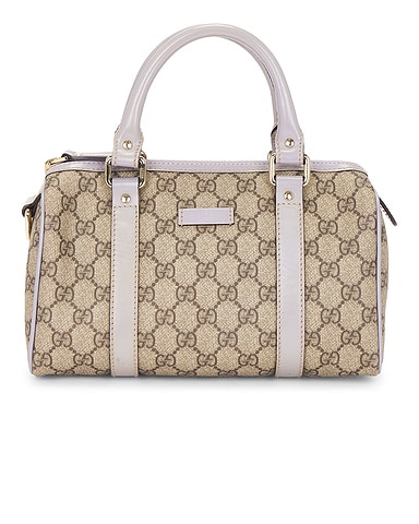 Gucci GG Supreme Mini Boston Bag