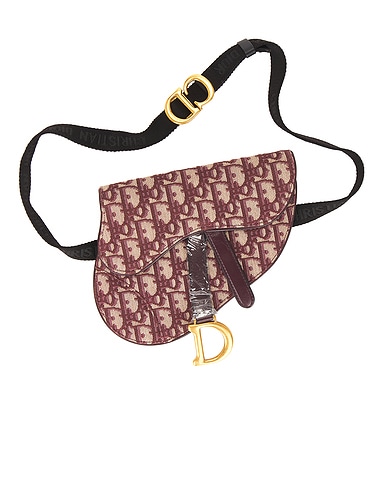 Dior Oblique Saddle Belt Bag