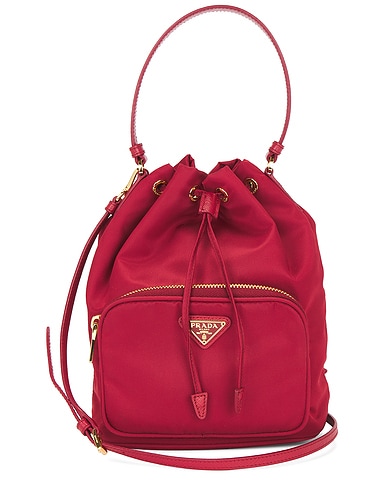 Prada Tessuto Bucket Bag