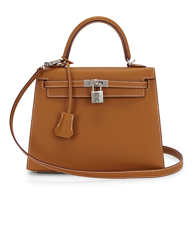 Hermes Epsom Kelly 25 Sellier Handbag