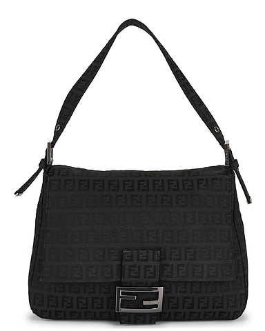 Fendi Zucchino Mama Baguette Shoulder Bag