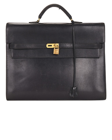 Hermes Box Kelly Depeche 38 Briefcase