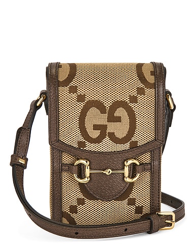 Gucci Jumbo GG Mini Horsebit 1955 Crossbody Bag