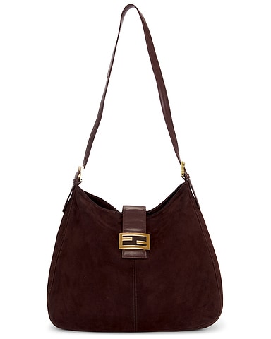 Fendi Suede FF Hobo Bag
