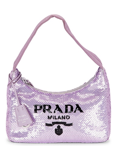 Prada Re-Edition 2000 Sequin Shoulder Bag