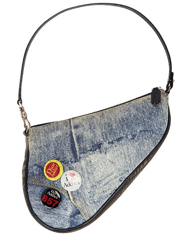 Dior Denim Saddle Bag